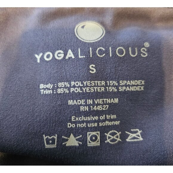 Yogalicious Womens High-Waisted Leggings With Side Cutouts Small - Picture 7 of 9